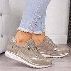 Herrie - Zip-Up Cushioned Comfort Sneakers