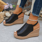 Rea - Cushioned Comfort Wedge Sandals