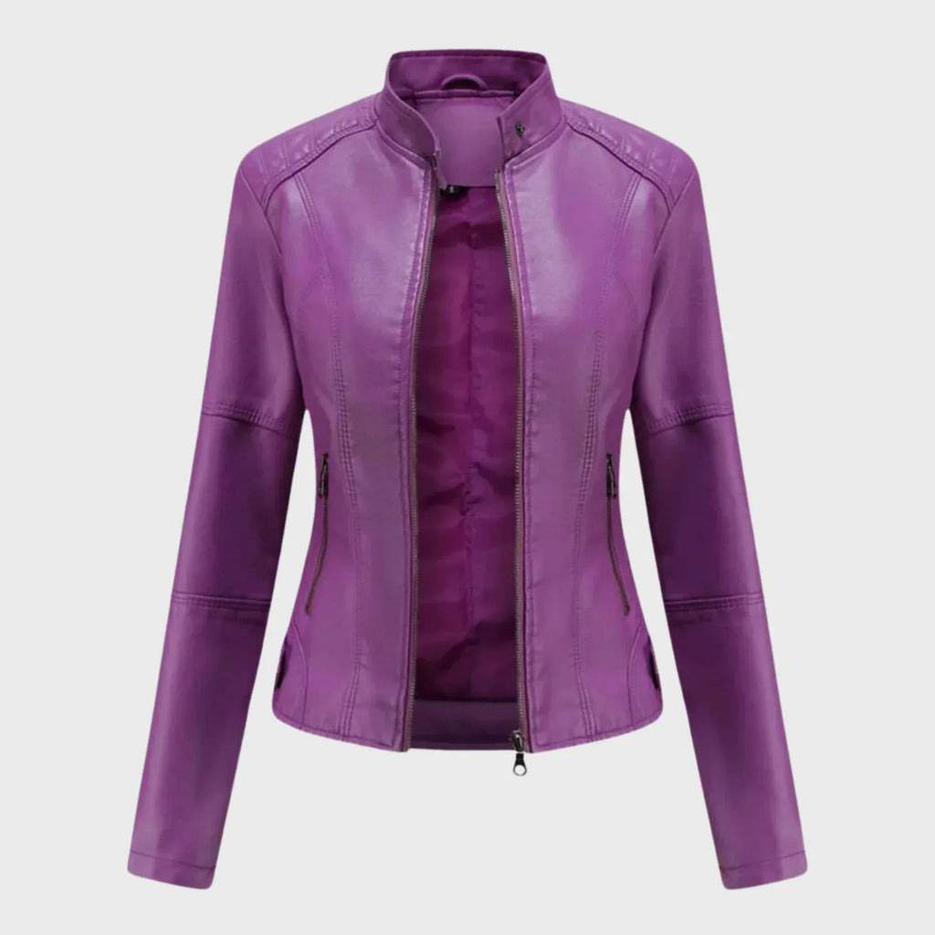 Mabelle – Everyday Leather Jacket with Timeless Elegance