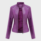 Mabelle – Everyday Leather Jacket with Timeless Elegance