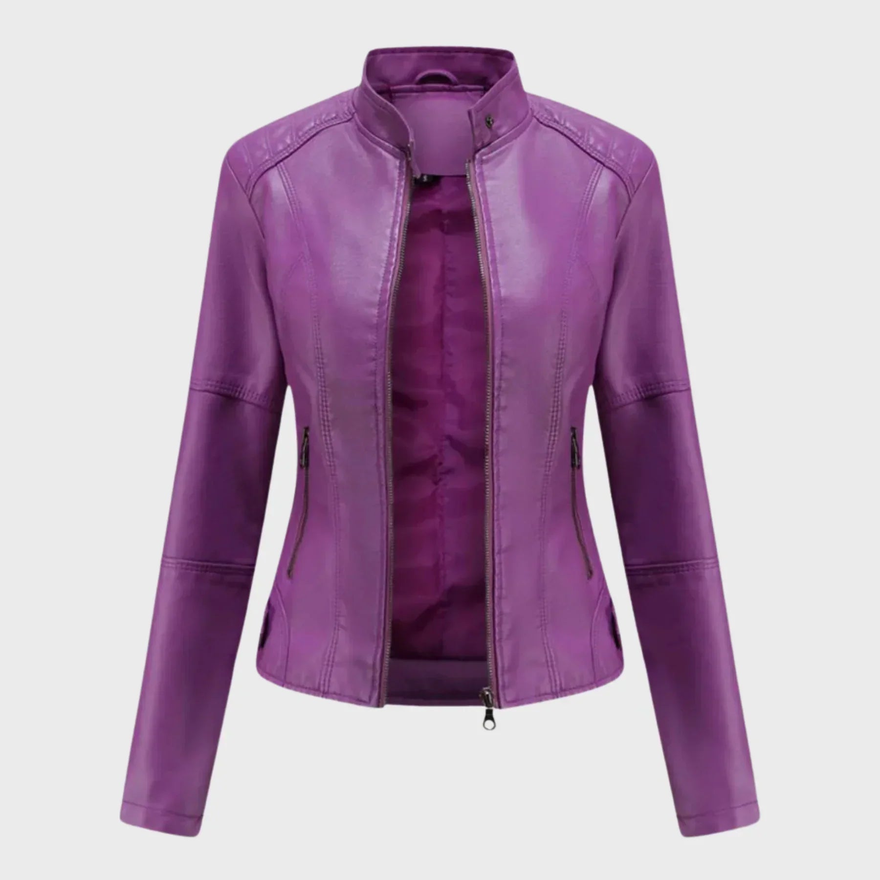 Mabelle – Everyday Leather Jacket with Timeless Elegance