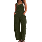 Airah - Wide Leg Overalls Jumpsuit
