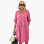 Audrey - Casual Pocket Tunic Dress