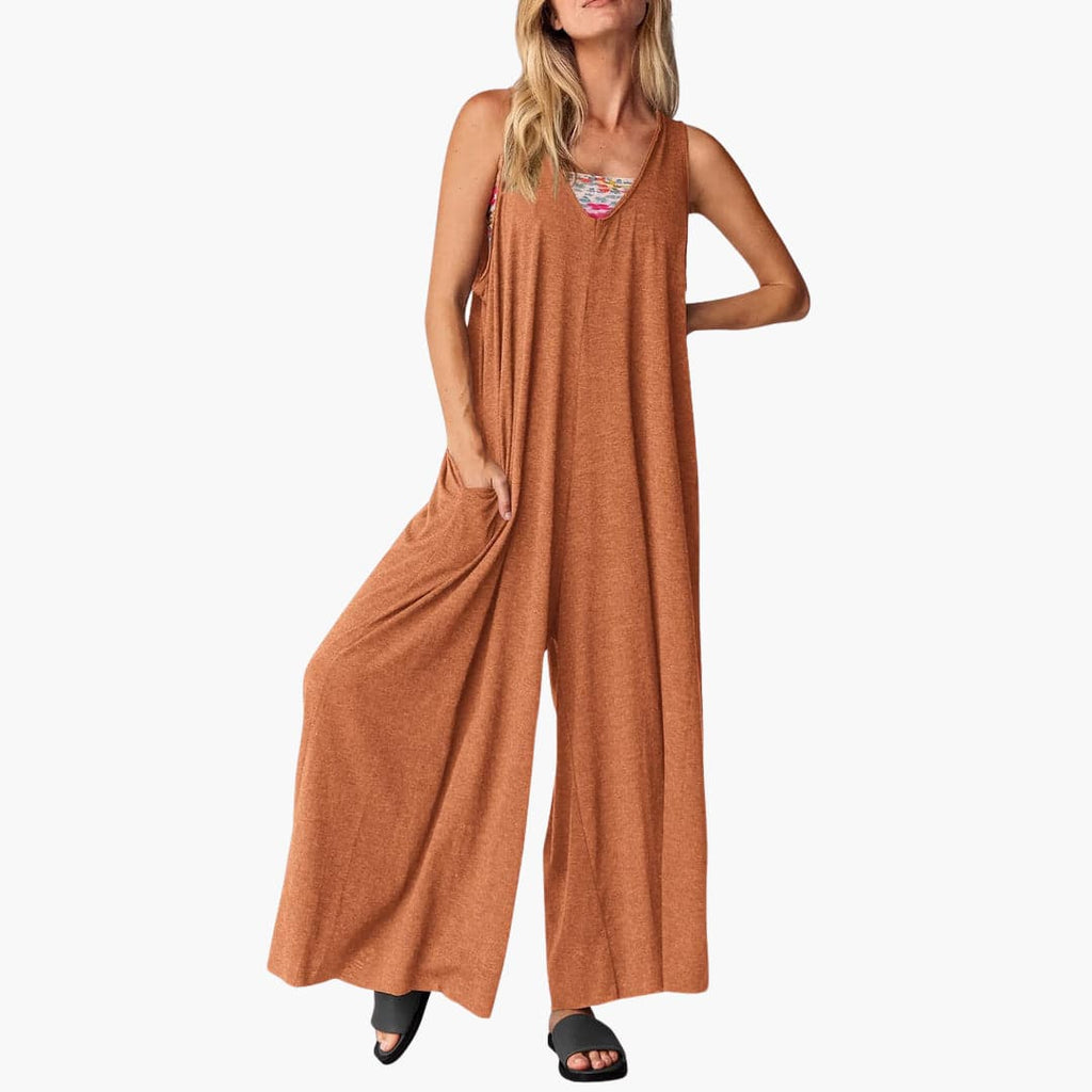 Samantha - Effortless V-Neck Jumpsuit