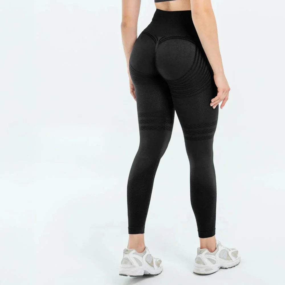 Lairra - 3D Textured Shaping Leggings