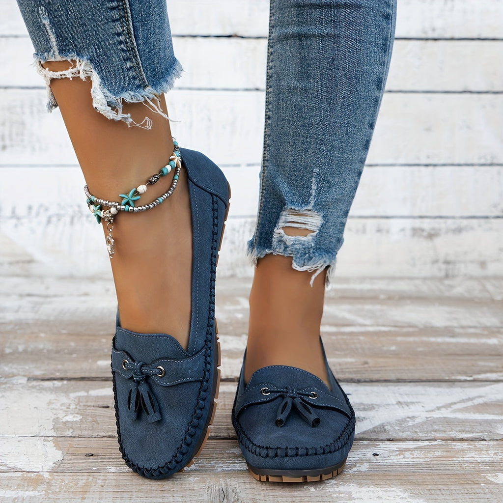Jade – Classic Loafers with Tassel Detail