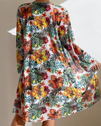 Paula - Floral Skirt Bikini Set