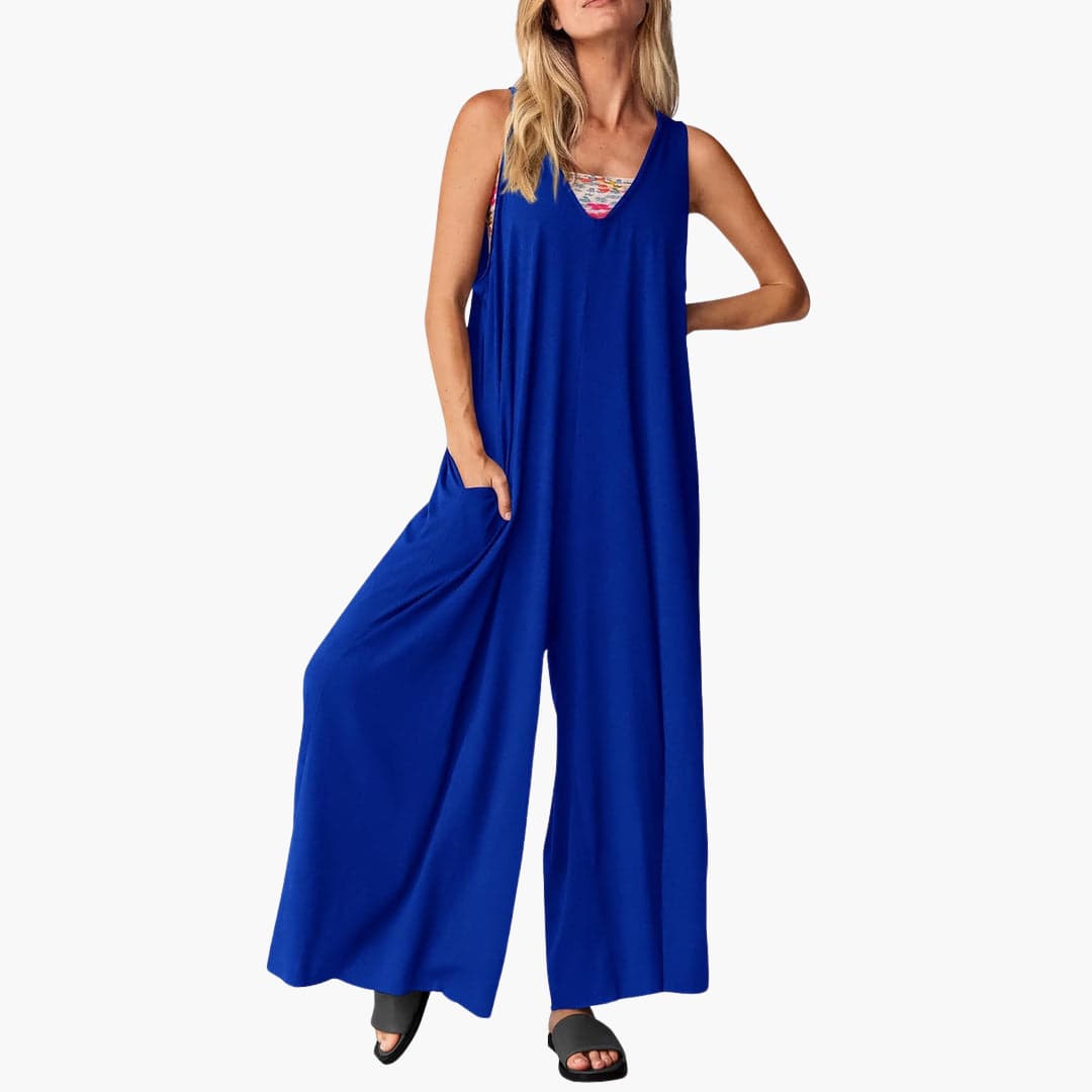 Samantha - Effortless V-Neck Jumpsuit