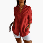 Sienna - Elegant Pleated Shirt