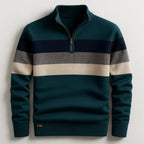 Jack - Striped Quarter-Zip Sweater