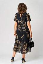 Gloria - Cozy Elegant Midi Dress