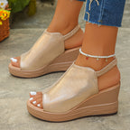 Rea - Cushioned Comfort Wedge Sandals