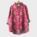 Joan - Elegant Linen Summer Blouse