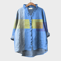 Dinna - Elegant Linen Summer Blouse