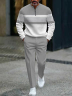 Joey - Graphic Print Pullover and Pants Set