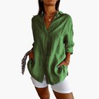 Sienna - Elegant Pleated Shirt