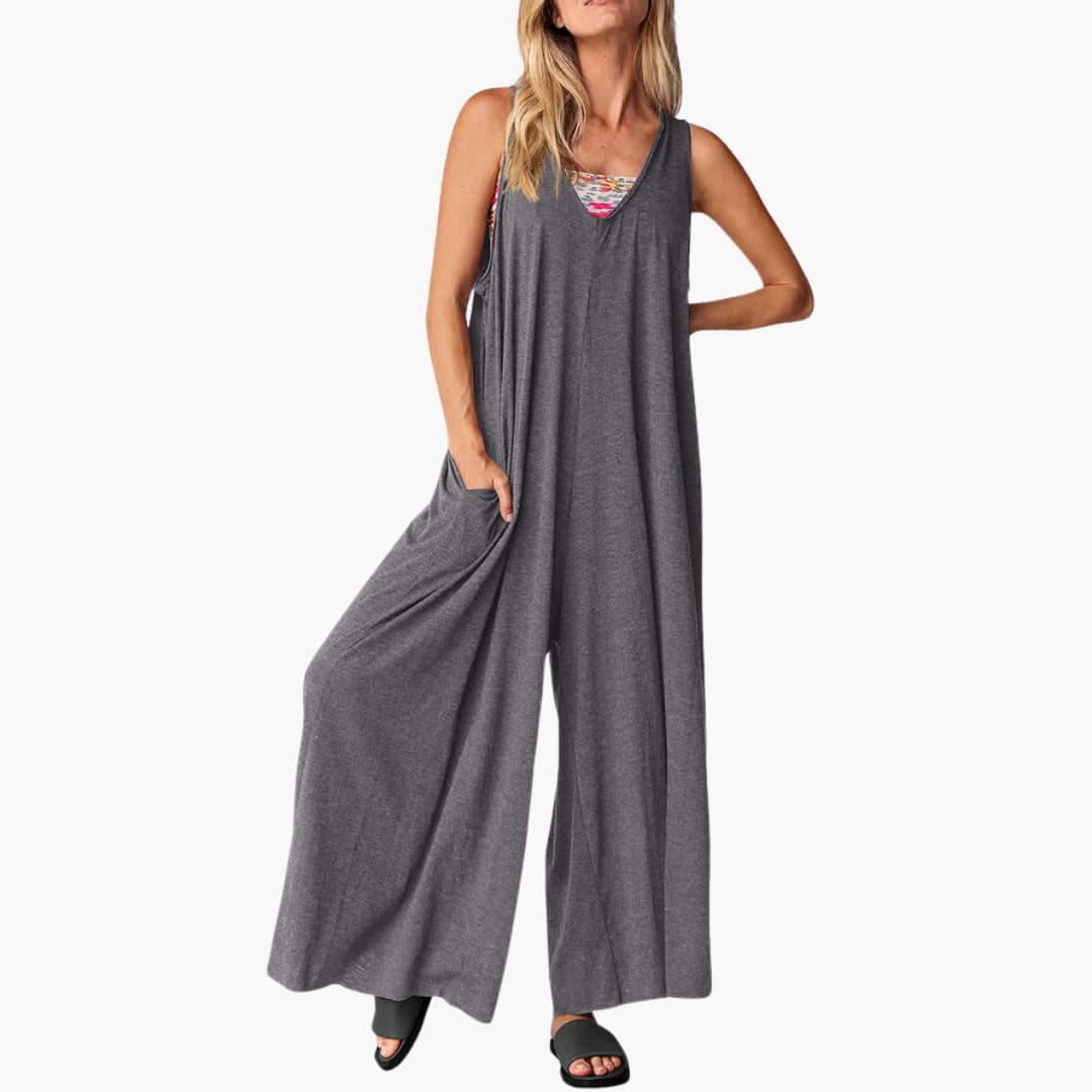 Samantha - Effortless V-Neck Jumpsuit