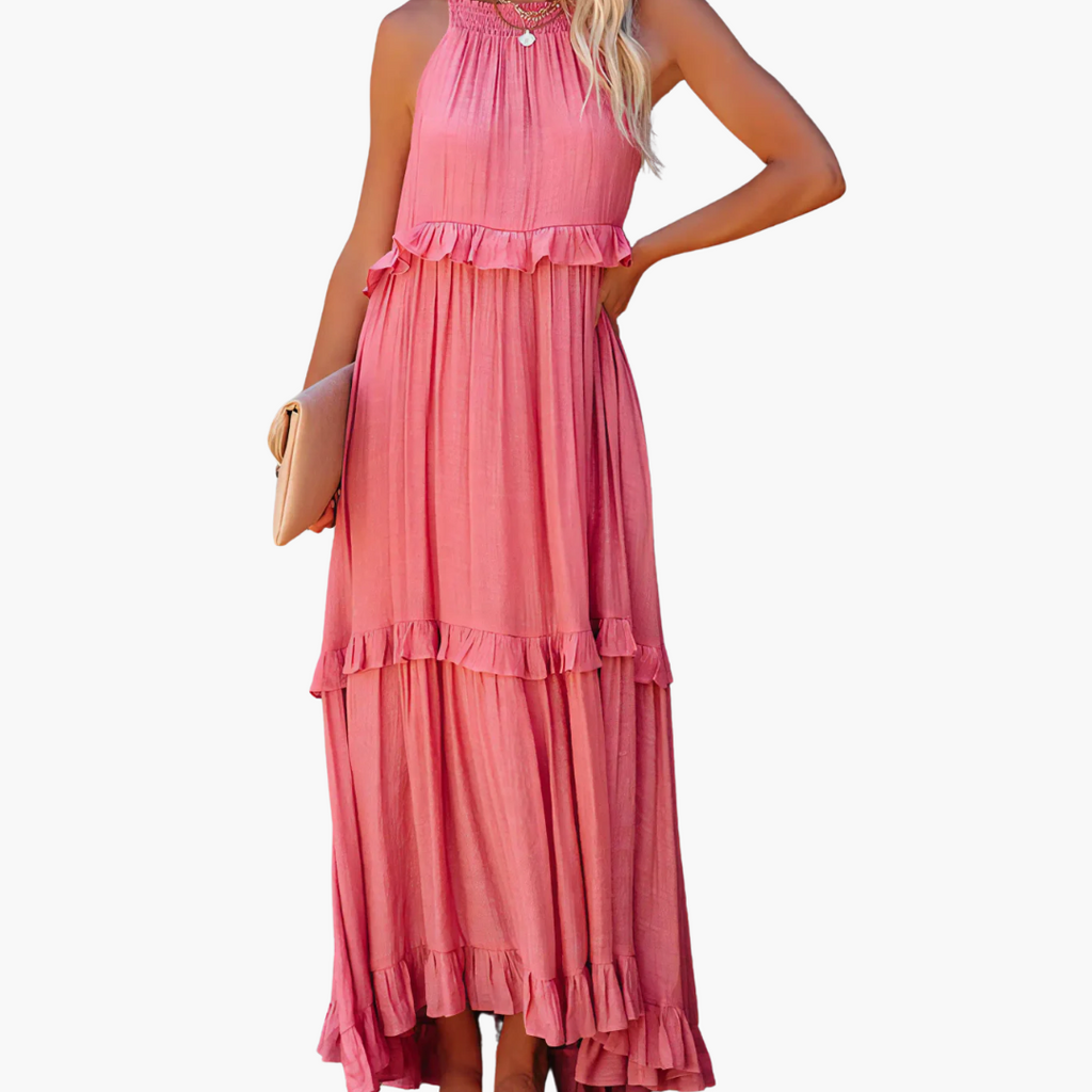 Joanna - Ruffle Breeze Maxi Dress