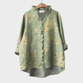 Risa - Elegant Linen Summer Blouse