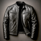 Ronnie - Vintage Leather Jacket with Tailored Fit