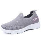 Paula - Cushioned Comfort Slip-On Walking Sneakers