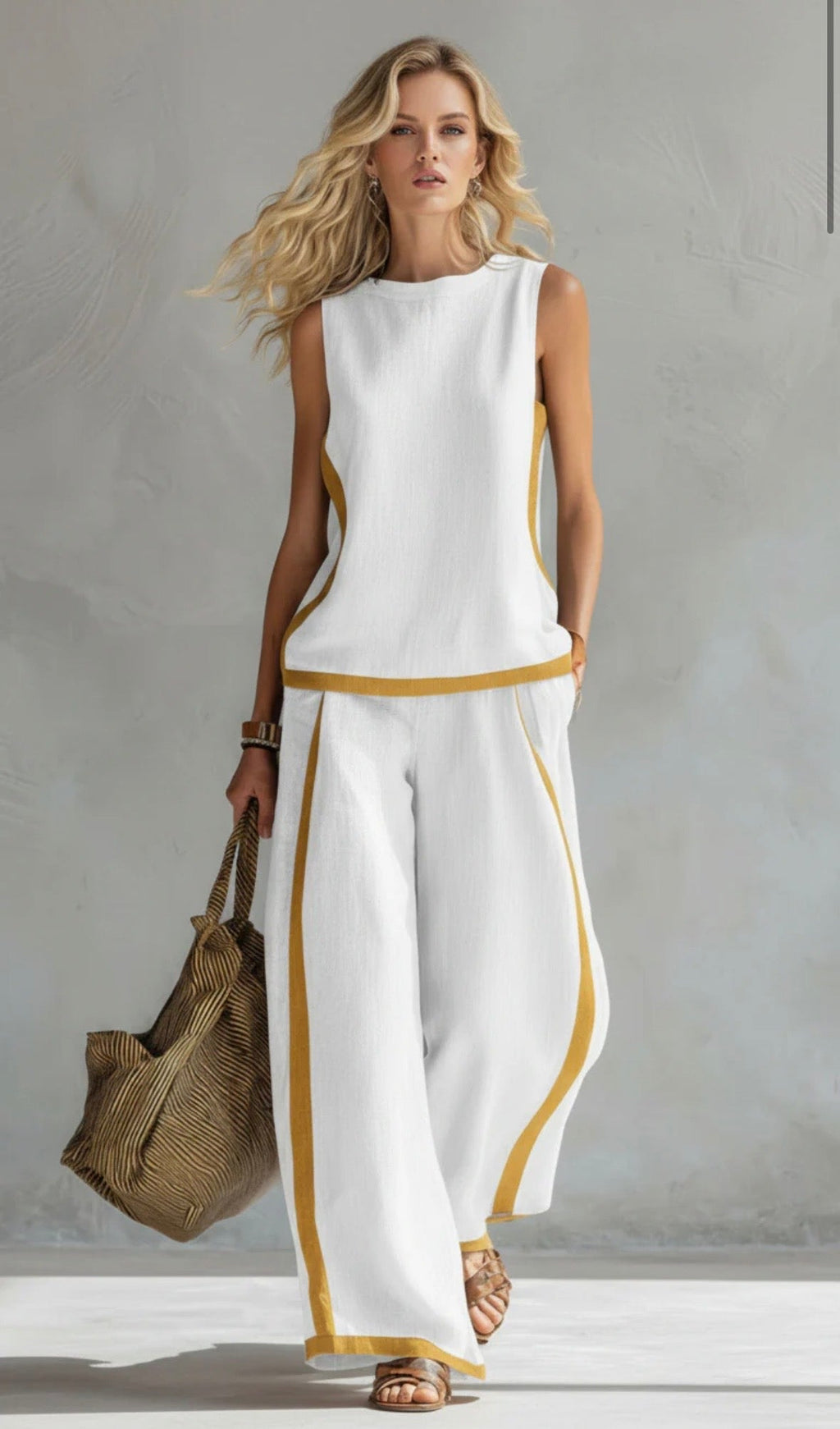 Kesya - Elegant Cotton-Linen Set