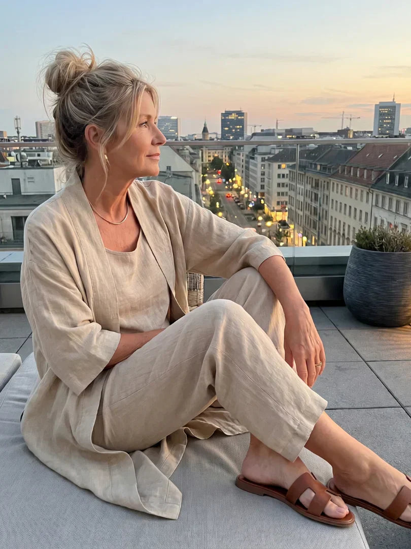 Everly - Lightweight Linen Blend Set