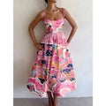 Rosie - Blush Garden Midi Dress