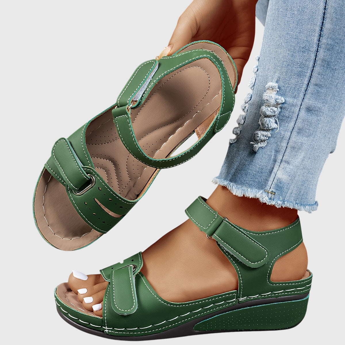 Trixia - Cushioned Comfort Sandals