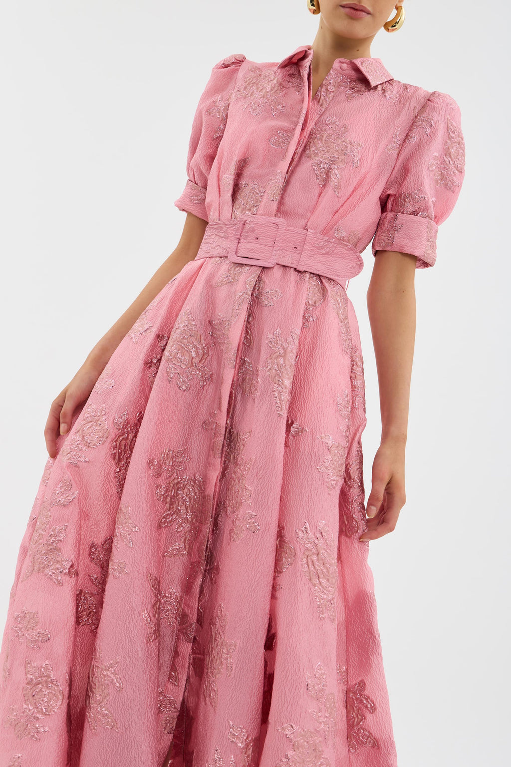 Bella - Dress with Short Puff Sleeves