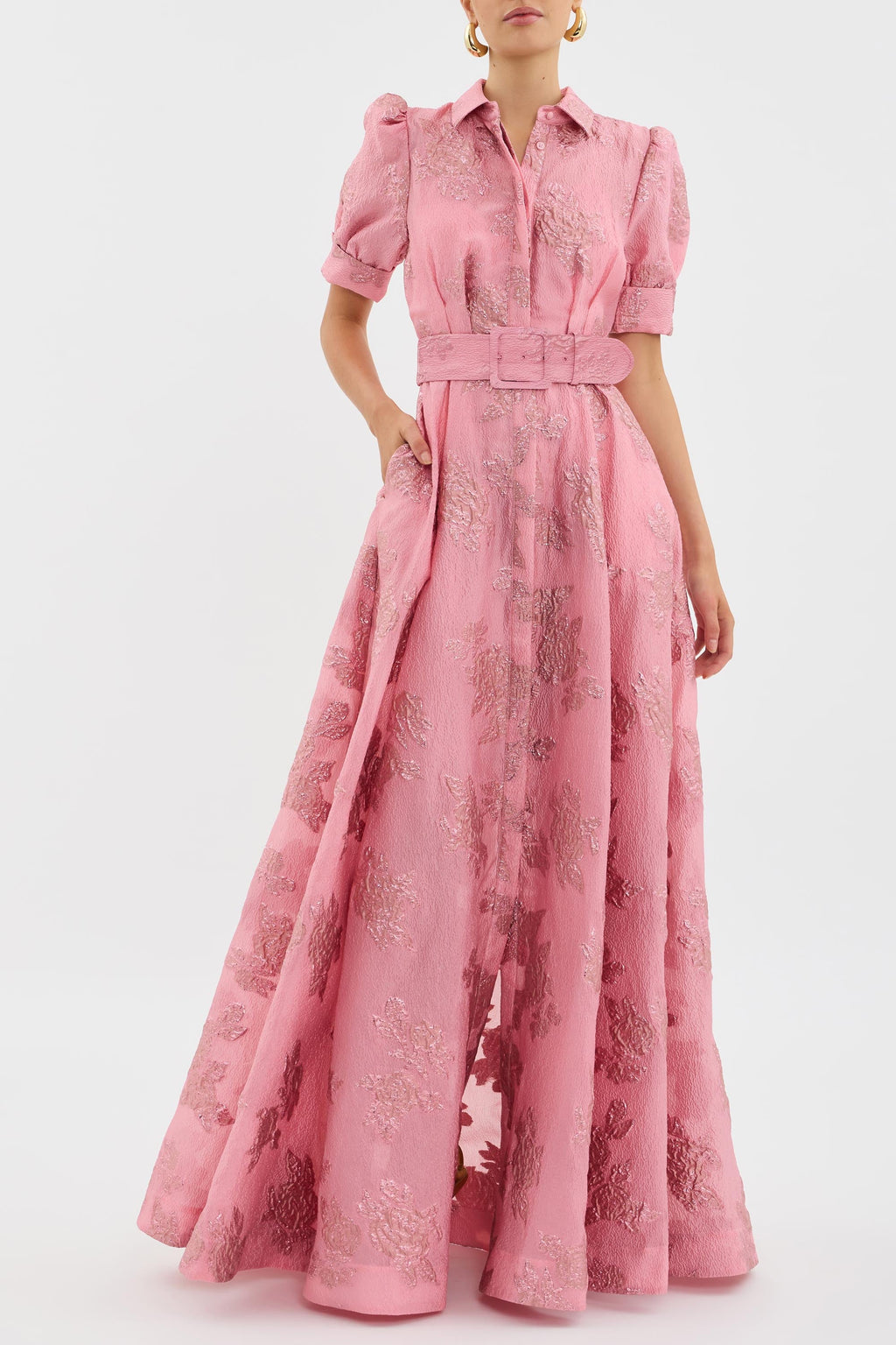 Bella - Dress with Short Puff Sleeves