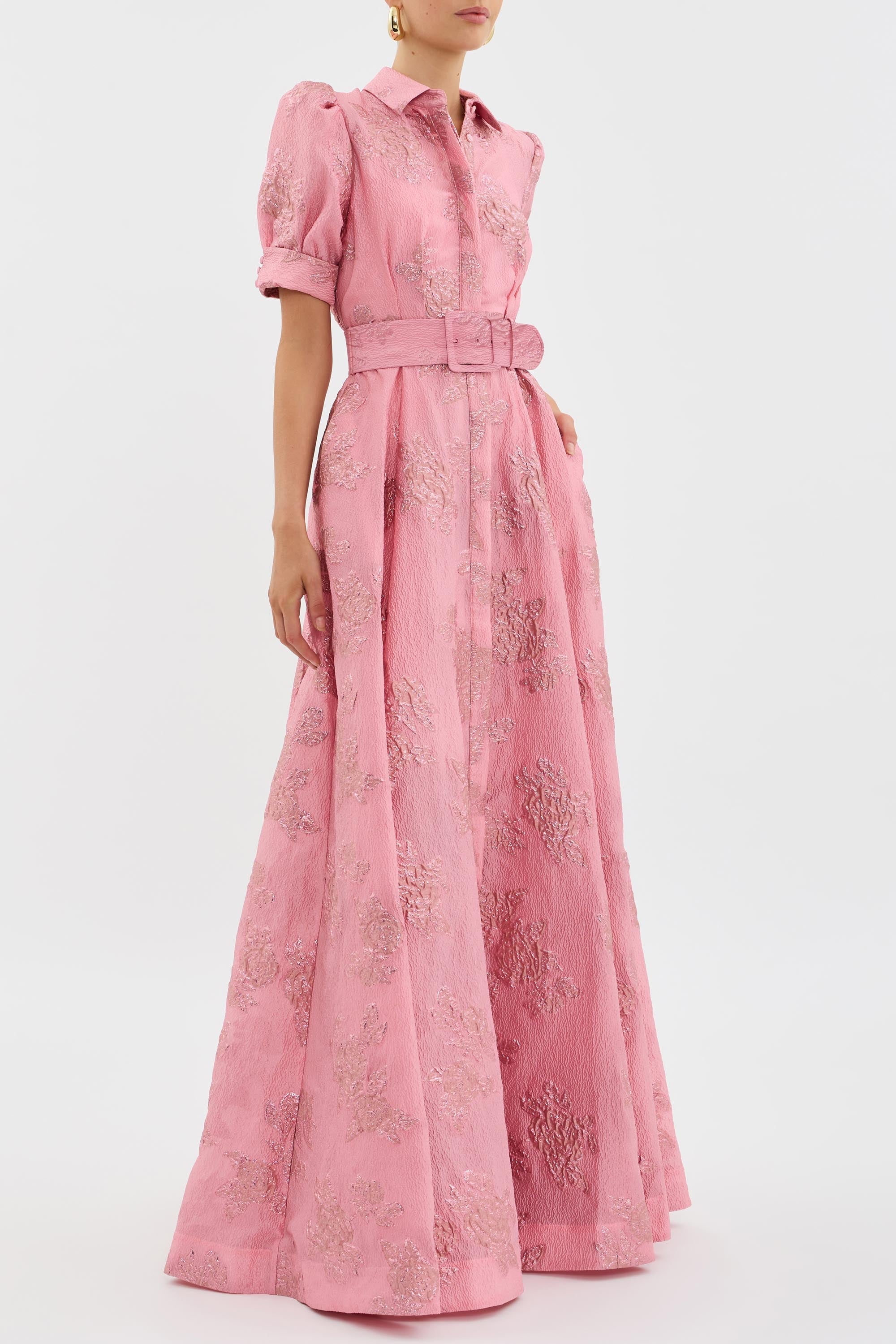 Bella - Dress with Short Puff Sleeves