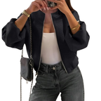 Tania – Sporty Zip-Up Pilot Jacket Coat