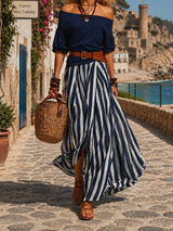 Elodie - Off-Shoulder Top and Skirt Set