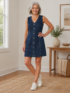 Shainna - Denim Mini Dress