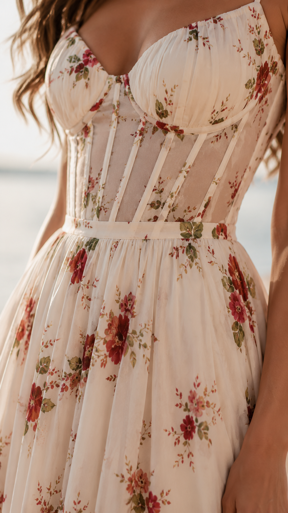 Gabriel - Long Romantic-Inspired Maxi Dress