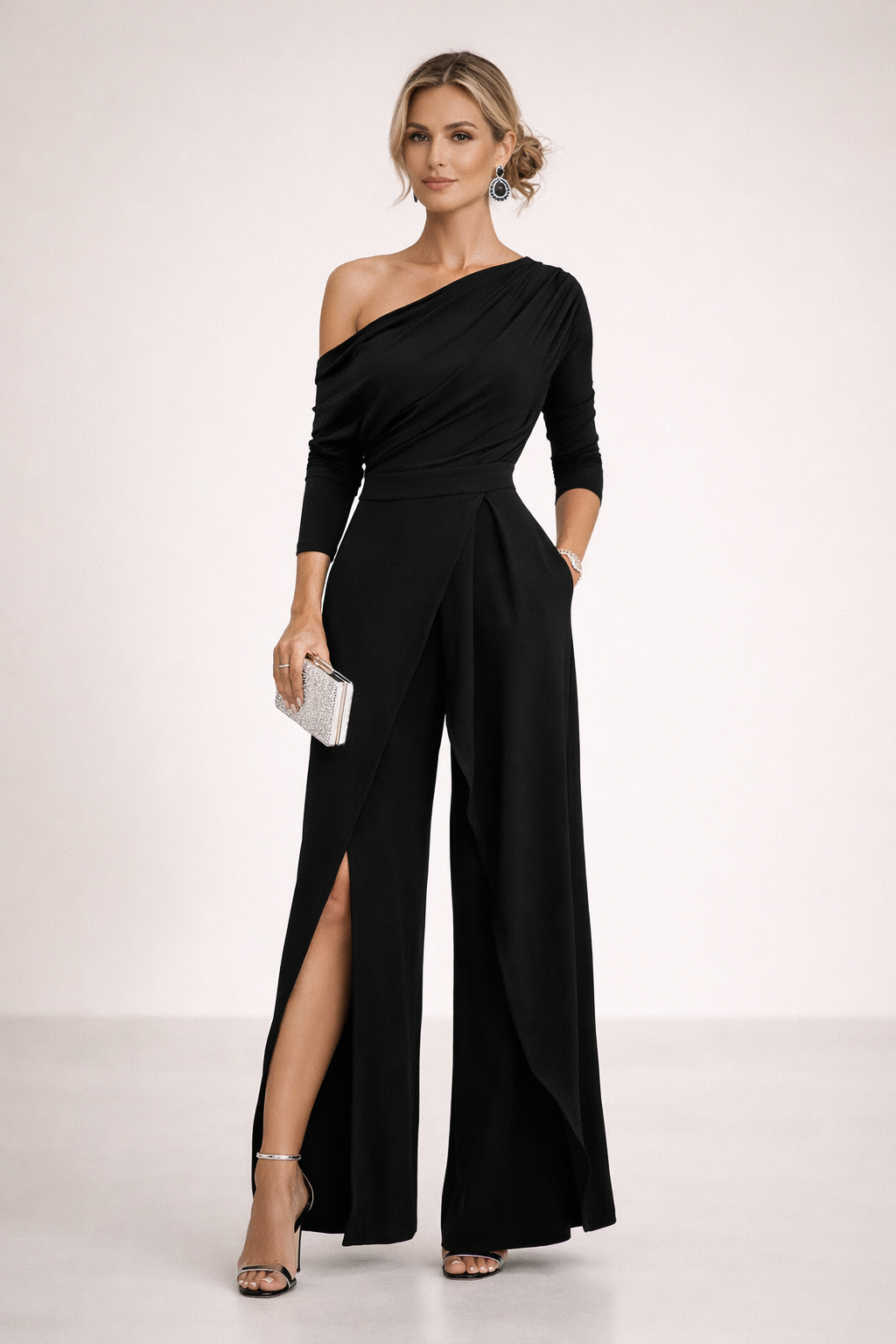 Alice - One Shoulder Elegant Jumpsuit