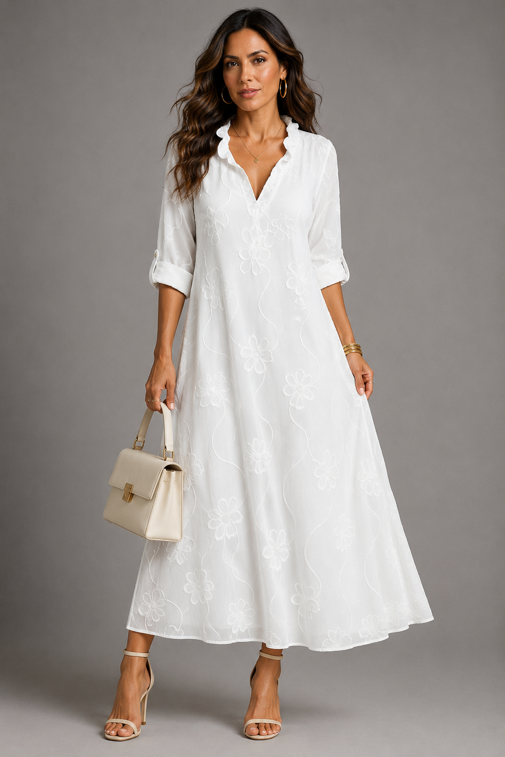 Sienna floral midi dress, alternate colorway