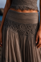 Victoria - Top And Skirt Set