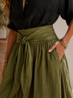 Paloma - Flowing Shirt and Long Skirt Set