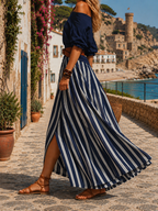 Elodie - Off-Shoulder Top and Skirt Set
