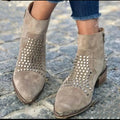 Shane - Studded Ankle Boots