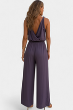Addison - Backless Gold-Detail Jumpsuit