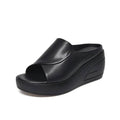 Sonia - Cushioned Comfort Slip-On Wedge Sandals