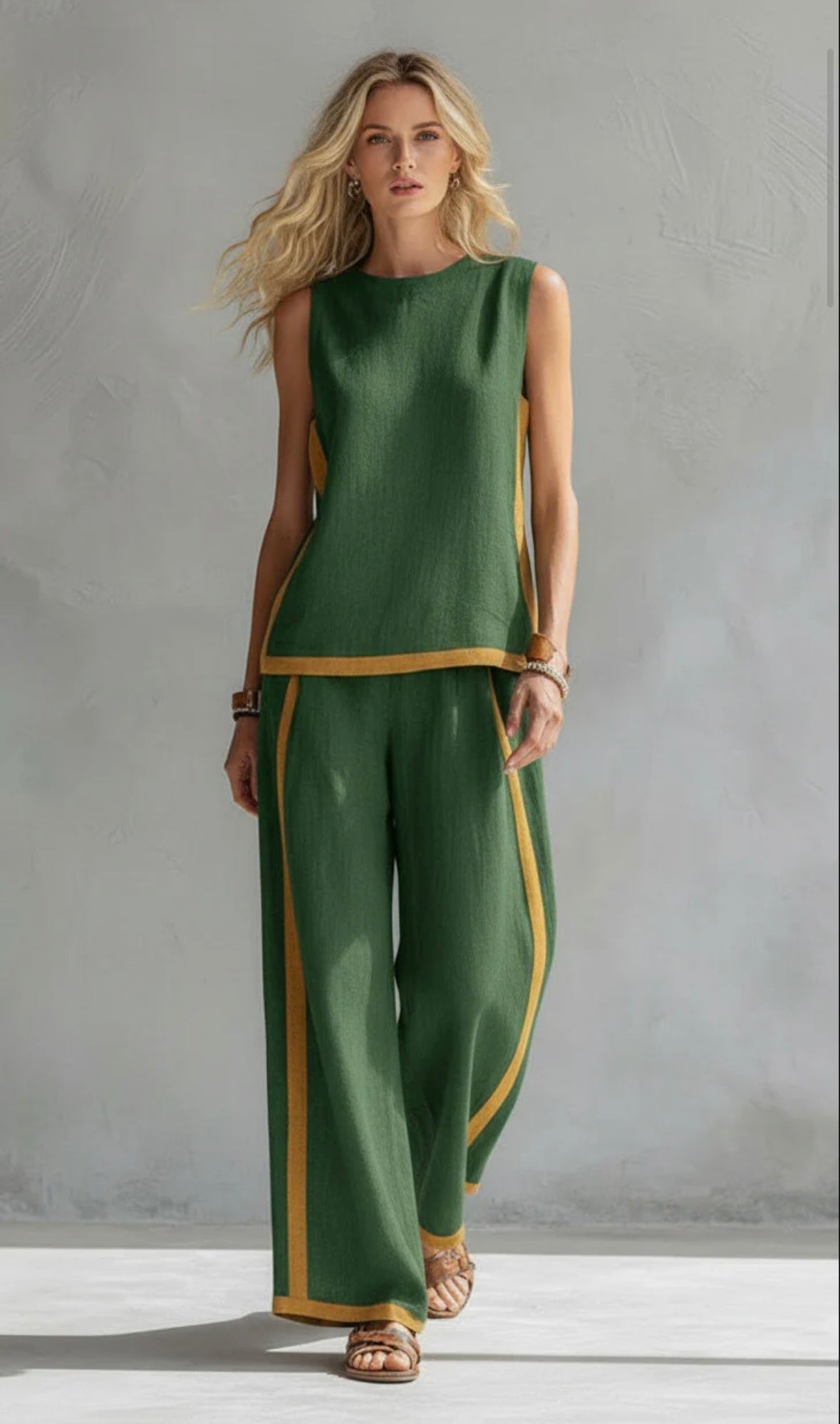 Kesya - Elegant Cotton-Linen Set