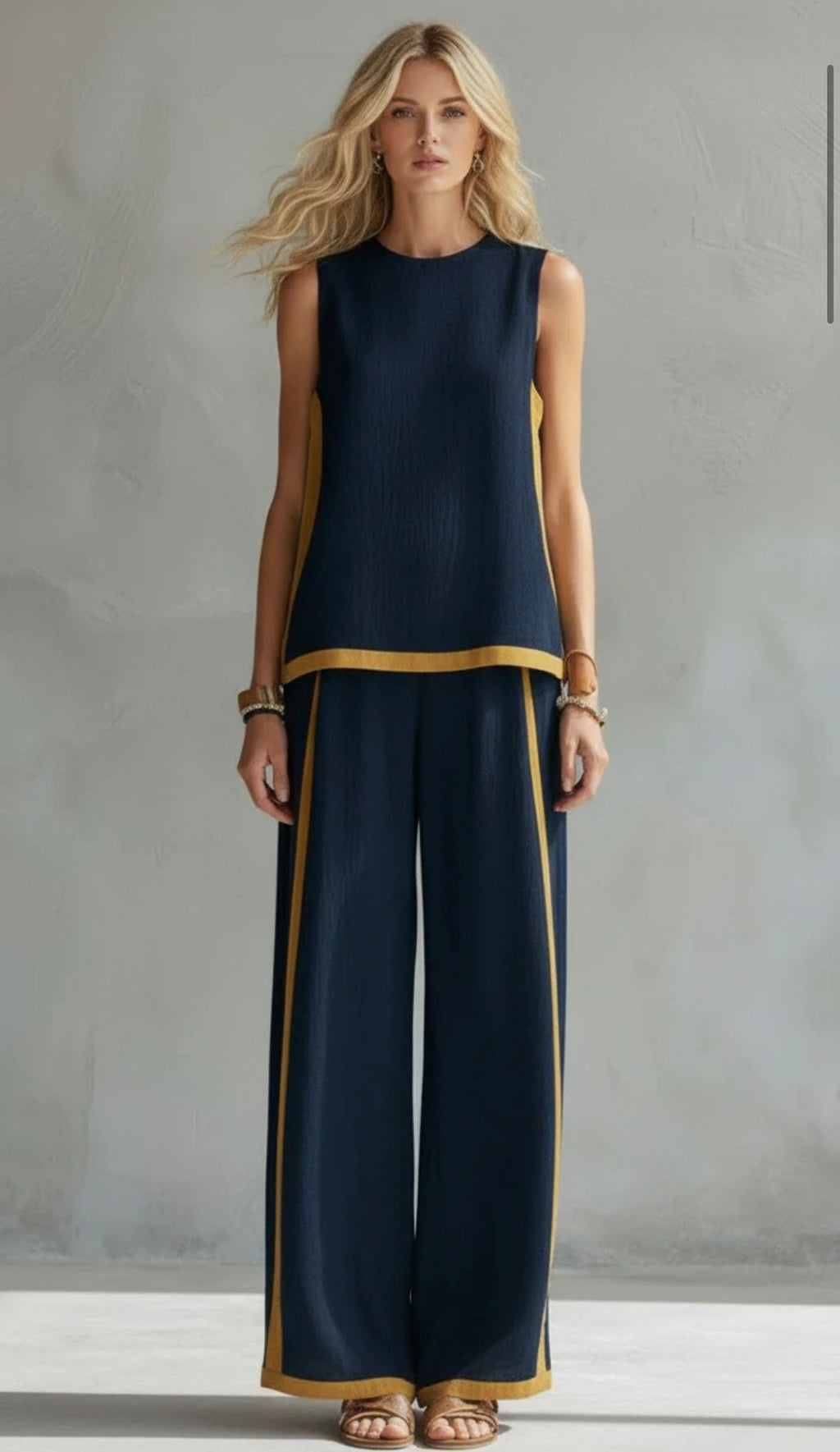 Kesya - Elegant Cotton-Linen Set