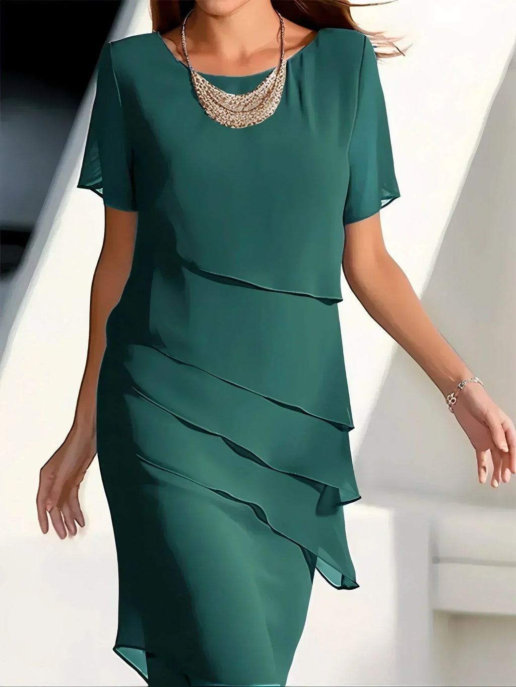 Mildred - Timeless Layered Elegant Dress