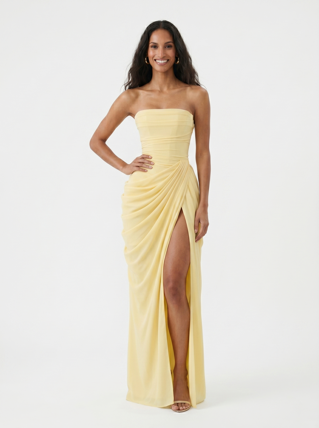 Jenesse - Elegant Chiffon Party Dress