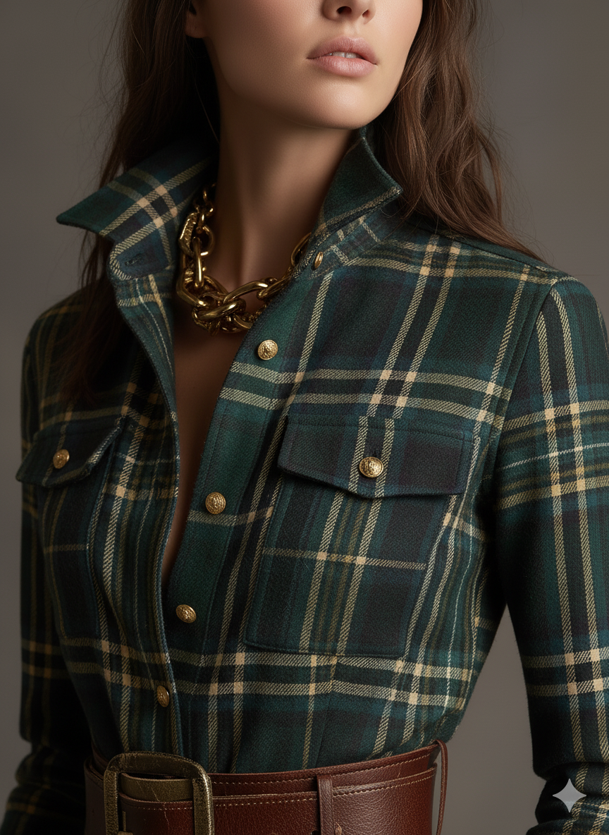 Helen - Belted Shirt Dress with Pockets