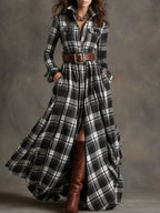 Helen - Belted Shirt Dress with Pockets